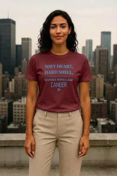 CANCER - Act Up - (Soft Heart, Hard Shell) - T-Shirt