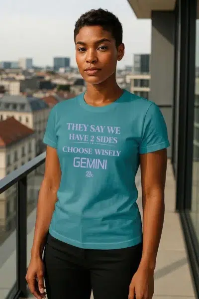 GEMINI - Act Up - (Choose Wisely) - T-Shirt