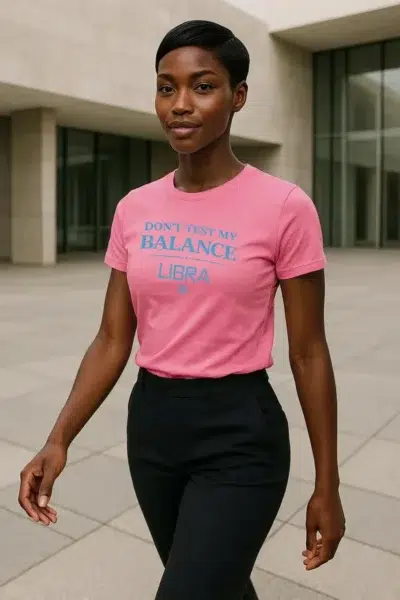 LIBRA - Act Up - (Don’t Test My Balance) - T-Shirt