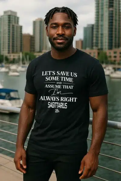 SAGITTARIUS - Act Up - (Always Right) - T-Shirt