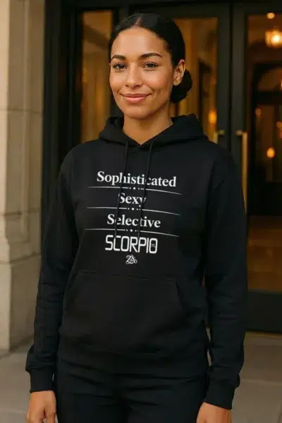 SCORPIO - Act Up - (Sophisticated. Sexy. Selective.) - Hoodie